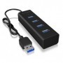 ICY BOX IB-HUB1409-U3 USB 3.2 Gen 1 (3.1 Gen 1) Type-A 5000 Mbit/s Nero (60255)