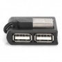 Digitus DA-70217 hub di interfaccia 480 Mbit/s Nero (DA-70217)
