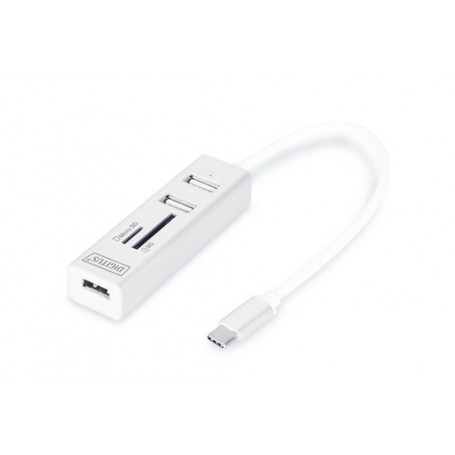 Digitus DA-70243 lettore di schede USB 2.0 Bianco (DA-70243)