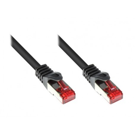 Alcasa 8060-100S cavo di rete Nero 10 m Cat6 S/FTP (S-STP) (8060-100S)