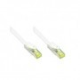 Alcasa 8070R-010W cavo di rete Bianco 1 m Cat7 S/FTP (S-STP) (8070R-010W)