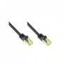 Alcasa 8070R-020S cavo di rete Nero 2 m Cat7 S/FTP (S-STP) (8070R-020S)