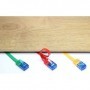 Alcasa 1m Cat. 6a, U/UTP cavo di rete Nero Cat6a U/UTP (UTP) (8060-HF015S)