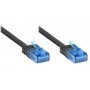 Alcasa 3m Cat. 6a, U/UTP cavo di rete Nero Cat6a U/UTP (UTP) (8060-HF030S)