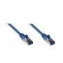 Alcasa 8060-H003B cavo di rete Blu 0,25 m Cat6a S/FTP (S-STP) (8060-H003B)