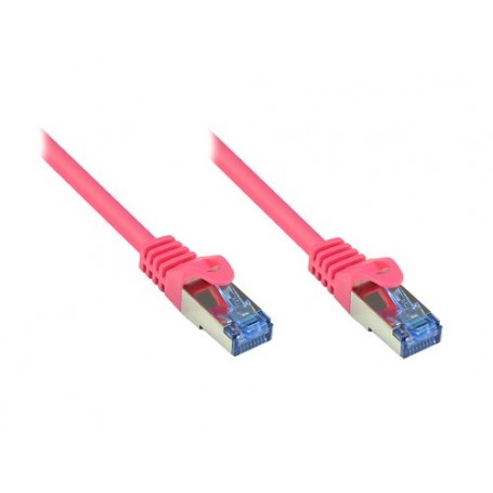 Alcasa Cat6a 3m cavo di rete Magenta S/FTP (S-STP) (8060-H030M)