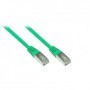 Alcasa 0.3m Cat5e cavo di rete Verde 0,3 m SF/UTP (S-FTP) (855G-003)
