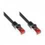 Alcasa RJ45-RJ45, m-m, 1.5m cavo di rete Nero 1,5 m Cat6 S/FTP (S-STP) (8060-015S)
