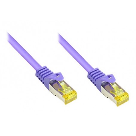 Alcasa 1m Cat7 S/FTP cavo di rete Viola S/FTP (S-STP) (8070R-010V)