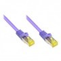 Alcasa 1m Cat7 S/FTP cavo di rete Viola S/FTP (S-STP) (8070R-010V)