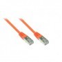 Alcasa 0.5m Cat5e cavo di rete Arancione 0,5 m SF/UTP (S-FTP) (855O-005)