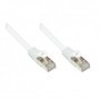 Alcasa RJ45-RJ45, m-m, 1.5m cavo di rete Bianco 1,5 m Cat5e SF/UTP (S-FTP) (855W-015)