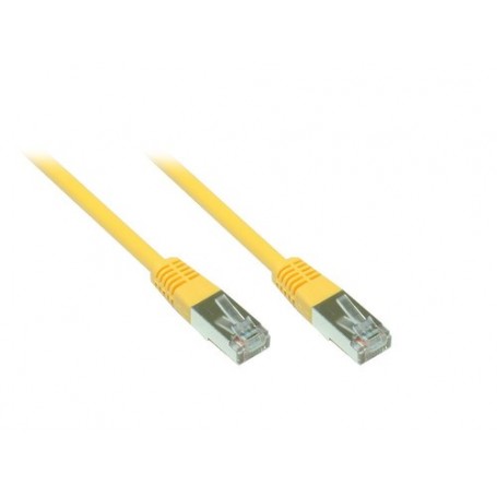 Alcasa 0.5m Cat5e cavo di rete Giallo 0,5 m SF/UTP (S-FTP) (855Y-005)