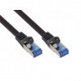 Alcasa 8060-SF010S cavo di rete Nero 1 m Cat6a S/FTP (S-STP) (8060-SF010S)