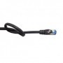 Alcasa 8060-SF010S cavo di rete Nero 1 m Cat6a S/FTP (S-STP) (8060-SF010S)