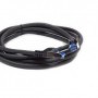 Alcasa 8060-SF010S cavo di rete Nero 1 m Cat6a S/FTP (S-STP) (8060-SF010S)