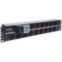Intellinet 714051 unità di distribuzione dell'energia (PDU) 15 presa(e) AC 2U Alluminio, Nero (714051)