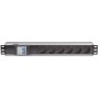 Intellinet 711432 unità di distribuzione dell'energia (PDU) 6 presa(e) AC 1.5U Nero, Grigio (711432)
