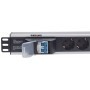 Intellinet 711432 unità di distribuzione dell'energia (PDU) 6 presa(e) AC 1.5U Nero, Grigio (711432)