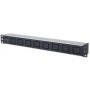 Intellinet 163613 unità di distribuzione dell'energia (PDU) 8 presa(e) AC 1U Nero, Argento (163613)