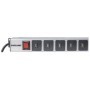 Intellinet 164498 unità di distribuzione dell'energia (PDU) Nero, Grigio (164498)