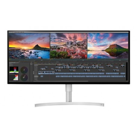 LG 34WK95U-W monitor piatto per PC 86,4 cm (34") 5120 x 2160 Pixel 5K Ultra HD LED Nero, Argento, Bianco (34WK (34WK95U-W_PROMO)