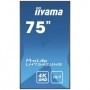 iiyama PROLITE LH7542UHS-B3 Pannello piatto per segnaletica digitale 189,2 cm (74.5") IPS 4K Ultra HD Nero Proces (LH7542UHS-B3)