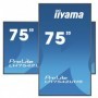 iiyama PROLITE LH7542UHS-B3 Pannello piatto per segnaletica digitale 189,2 cm (74.5") IPS 4K Ultra HD Nero Proces (LH7542UHS-B3)