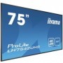 iiyama PROLITE LH7542UHS-B3 Pannello piatto per segnaletica digitale 189,2 cm (74.5") IPS 4K Ultra HD Nero Proces (LH7542UHS-B3)