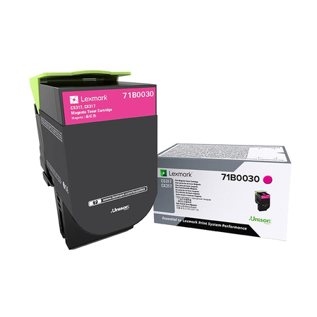 Lexmark 71B0030 cartuccia toner 1 pz Originale Magenta (71B0030)