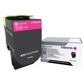 Lexmark 71B0H30 cartuccia toner 1 pz Originale Magenta (71B0H30)