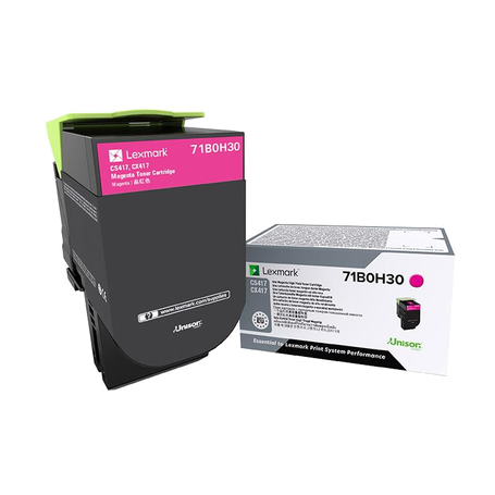 Lexmark 71B0H30 cartuccia toner 1 pz Originale Magenta (71B0H30)