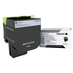 Lexmark 71B0X10 cartuccia toner 1 pz Originale Nero (71B0X10)