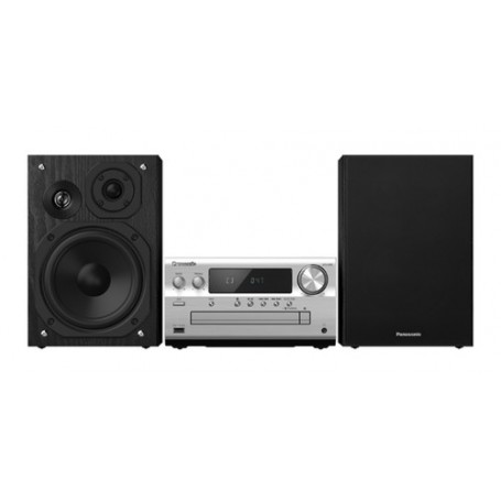 Panasonic SC-PMX802E-S set audio da casa Mini impianto audio domestico 120 W Nero, Argento (SC-PMX802E-S)