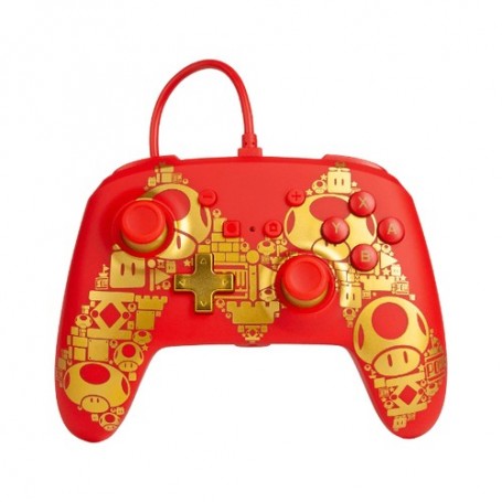 PowerA Enhanced Wired Oro, Rosso, Giallo USB Gamepad Nintendo Switch (1516987-01)