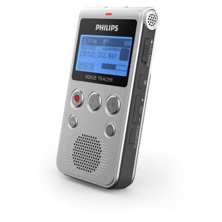 Philips Voice Tracer DVT1300 Memoria interna Nero, Argento (DVT1300/00)