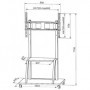 Techly ICA-TR30 Supporto per display espositivi 2,54 m (100") Nero (ICA-TR30)
