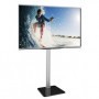 Techly ICA-TR11 Supporto TV a parete 177,8 cm (70") Nero, Argento (ICA-TR11)