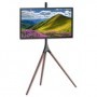 Techly ICA-TR18SAM Supporto TV a parete 165,1 cm (65") Nero, Noce (ICA-TR18SAM)
