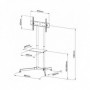 Techly ICA-TR6 Supporto TV a parete Nero (ICA-TR6)