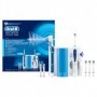 Oral-B PRO 2000 + Oxyjet Adulto Spazzolino rotante-oscillante Blu, Bianco (80311065)