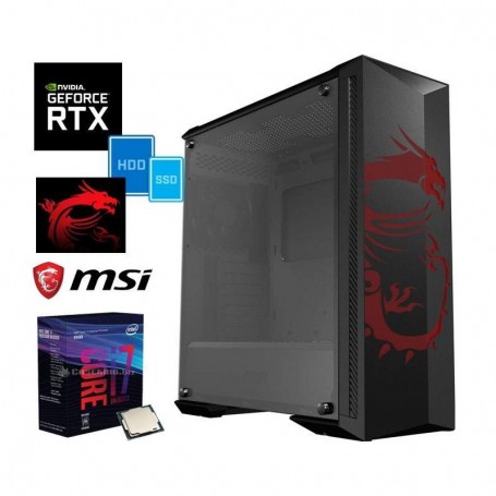 PC Gaming PRO2 RTX Intel Core i7-9700K 3.6GHz/12MB(8CORE)/LIQUID+32GB+(2.5TB)M.2 500 SSD+2TB+MSI R (PRO2_RTX_9700K_2080TI_25T_L)