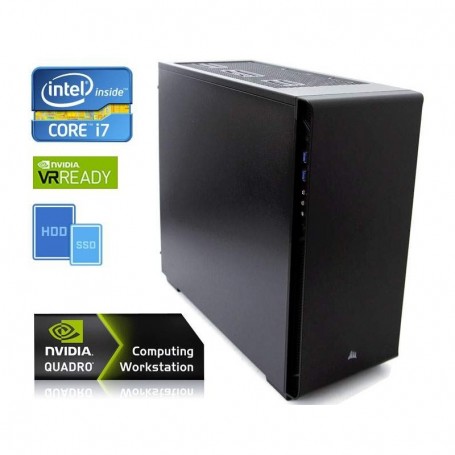 PC CAD STATION intel Core i7-7700(4Core)+32GB+2.5TB(500SSD+2.0TB)+nVidia QUADRO P2000/5GB (_CADSTATION32_7700_P2000_5G)