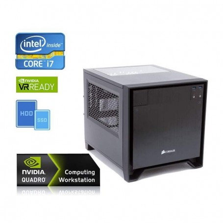 PC CAD STATION CUBE intel Core i7-7700(4Core)+32GB+2.5TB(500SSD+2.0TB)+nVidia QUADRO P2000/5GB (_CADSTATION32_CUBE_P2000_5G)