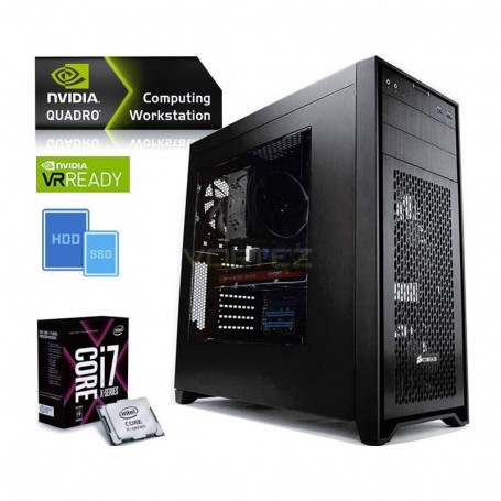 PC CAD STATION intel Core i7-7820X(8CORE)+32GB+(3.50TB)M.2 500SSD/EVO850+3.0TB+Quadro P4000 8GB+X (_CADSTATION32_7820X_P4000_8G)