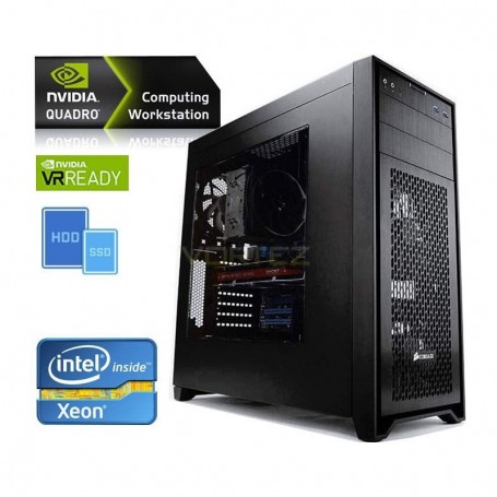 PC CAD STATION intel XEON E3-1275 3.8GHz(4 Core)+32GB+(3.50TB)M.2 500SSD/EVO850+3.0TB+nVidia Quadr (_CADSTATION32_XEON_P4000_8G)