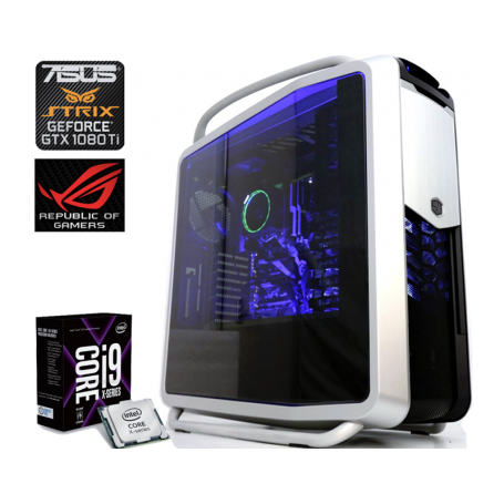 PC Gaming EXTREME GTX1 i9-7900X(10Core)LIQUID+64GB+(9.0TB)M.2 1.0TB SSD/EVO960PRO+2x4.0TB+GTX10 (EXTREME_GTX1_I9_7900X_2x1080TI)