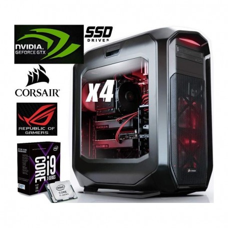 PC Gaming ULTIMATE GTX4 Intel Core i9-7980XE 2.60GHz/LIQUID+32GB+(4.51TB SSD)+4xGTX1080/8GB+X299 APEX (ULT_GTX4_7980XE_1080_451)