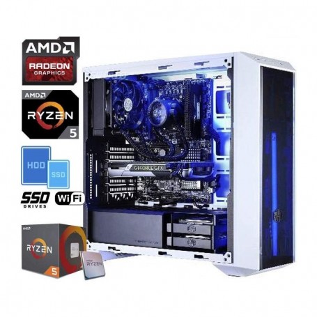 PC Gaming PRO2 RX AMD RYZEN5 1400 3.4GHz(4Core)+32GB+HD(3.25TB)250SSD+3.0TB+RX560/4GB+WiFi (_PRO2_35TB_1400_RX560_4G)