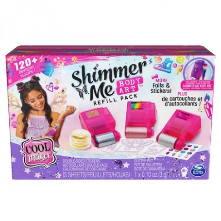 Cool Maker Shimmer Me Body Art Refill Pack (6062359)